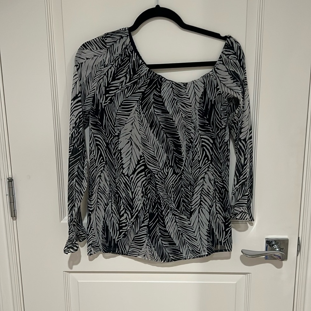 Club Monaco off the shoulder blouse